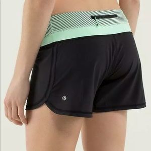 Lululemon Groovy Run Shorts Mint Green Athletic